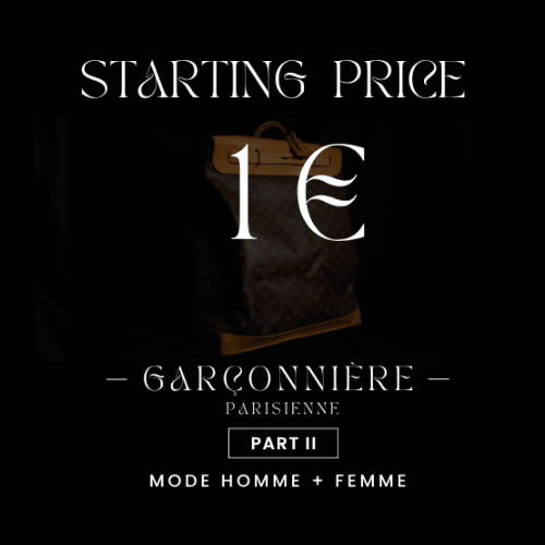 STARTING PRICE - GARCONNIÈRE - PARISIENNE PART II MODE HOMME + FEMME